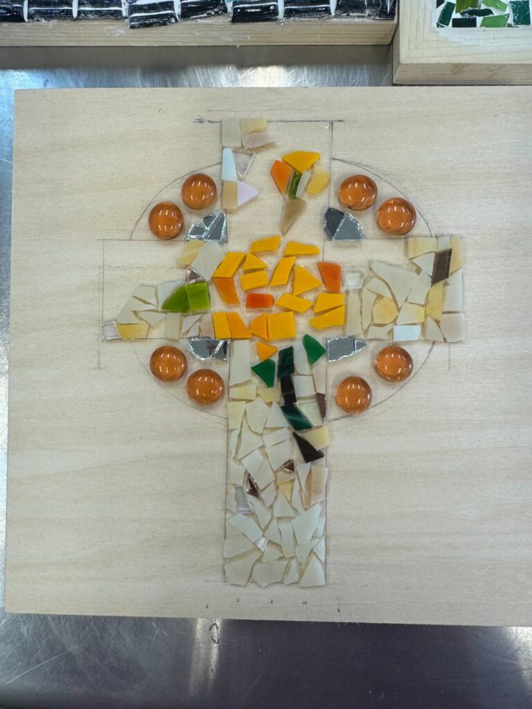 Mosaics in December. The perfect Christmas present.