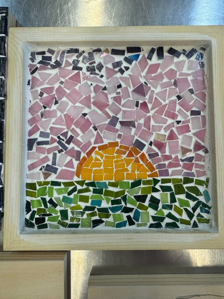 Mosaics in December. The perfect Christmas present.